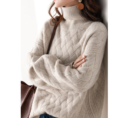 Women's Elegant Cashmere Sweater Lightweight Comfortable Timeless Style