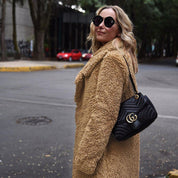 Women's Elegant Wool Coat Classic Tailored Design for Winter