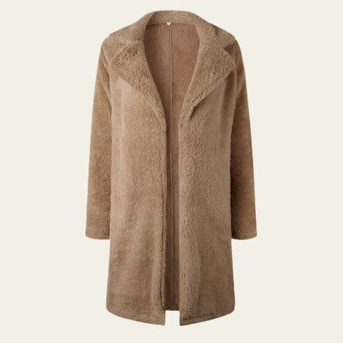 Women's Elegant Wool Coat Classic Tailored Design for Winter