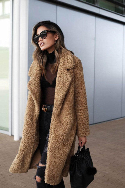Women's Elegant Wool Coat Classic Tailored Design for Winter