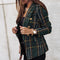 ABBEY | Stylish Checked Blazer 0