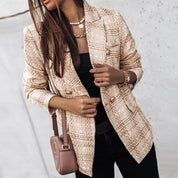 ABBEY | Stylish Checked Blazer 1