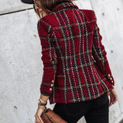 ABBEY | Stylish Checked Blazer 5