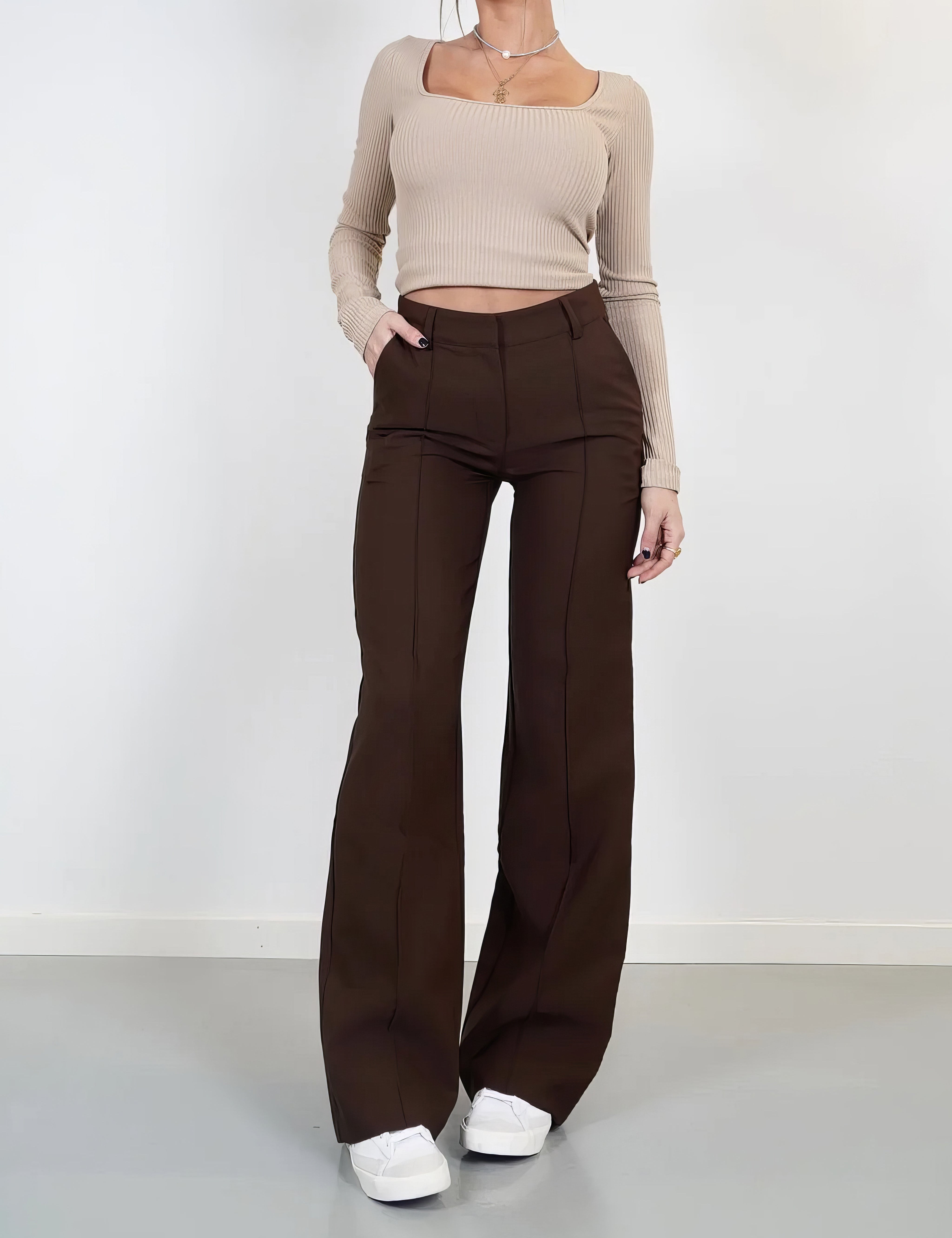 AMY | Wide Chic Trousers Women 6