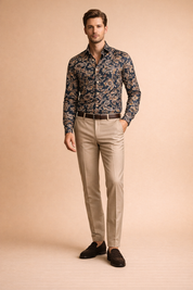 Adam | A stylish men's floral shirt for a modern, casual look 1