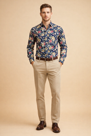 Adam | A stylish men's floral shirt for a modern, casual look 3