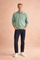 Adam | Men's loose-fitting long-sleeved polo shirt 2