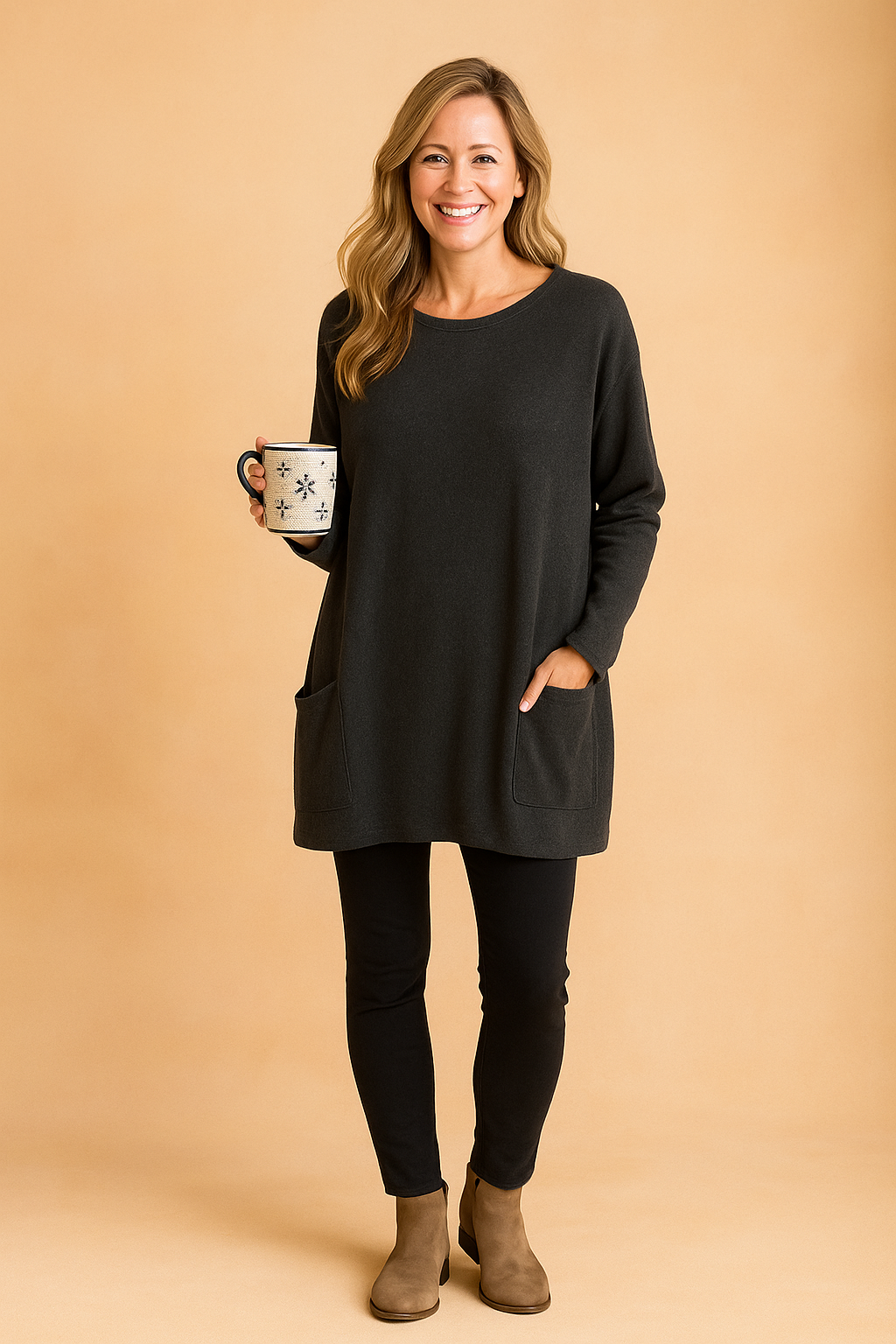 Adele | Oversized Pocket Sweater for Everyday Use 0
