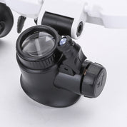 Adjustable LED magnifying glasses with 8x, 15x and 23x magnification for hobbies and precision work 4