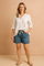 Aleksandra | Ruffled shirt blouse with a loose fit 2