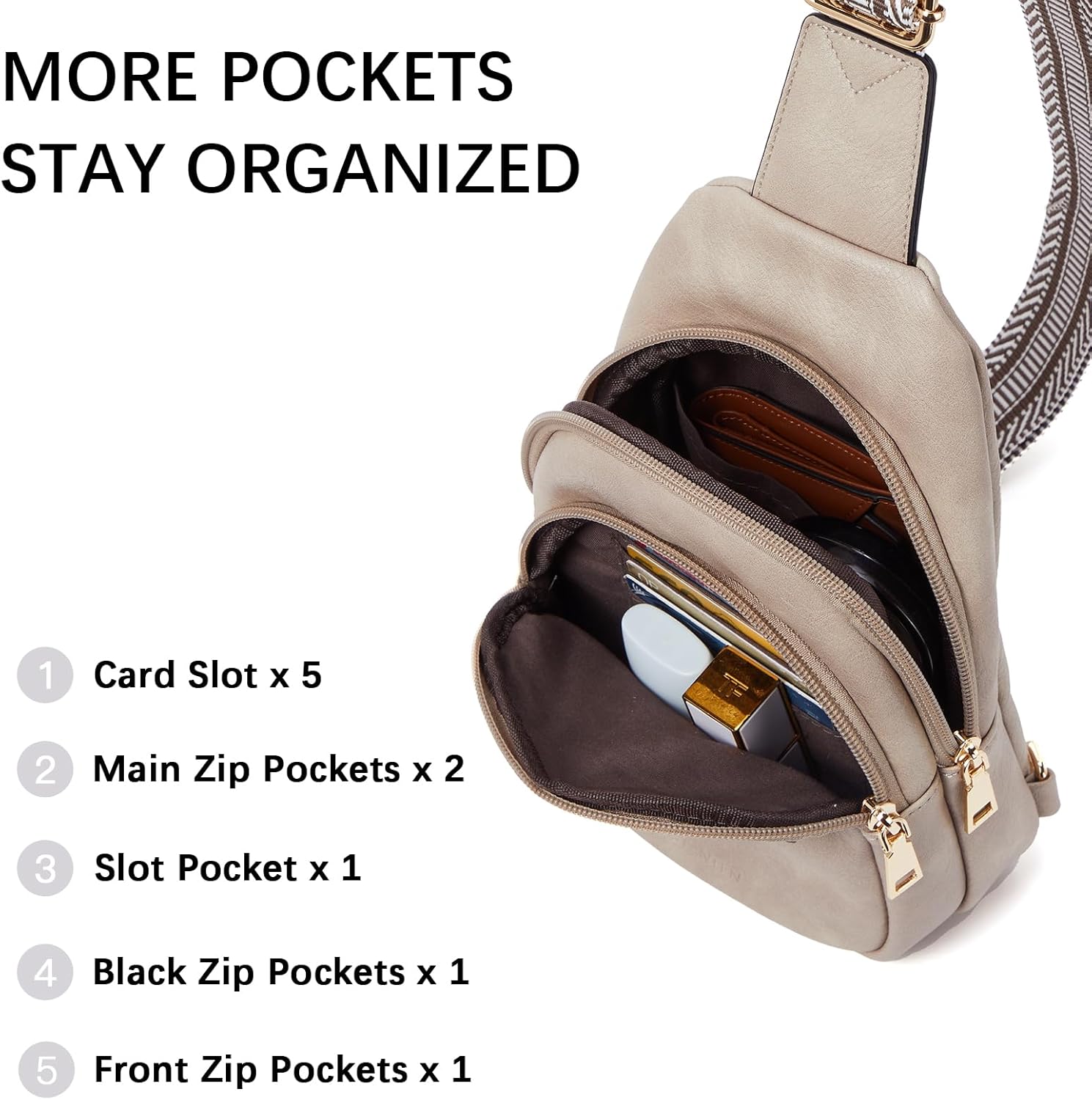 Alice | Chic PU Leather Crossbody Sling Bag for Effortless Style 3