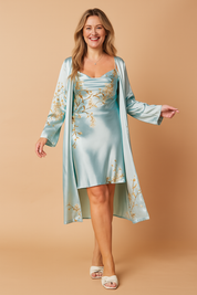 Alicia | Two-Piece Set with Robe and Chemise 2