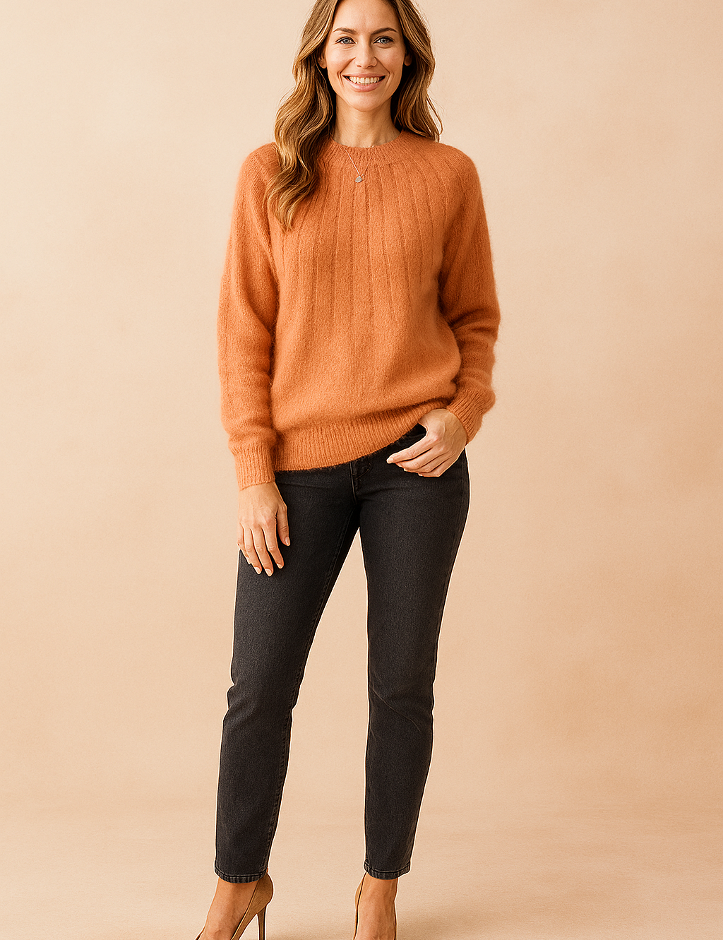 Aneta | Ribbed sweater 2