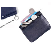 Arely | Compact genuine leather travel bag with key holder 6