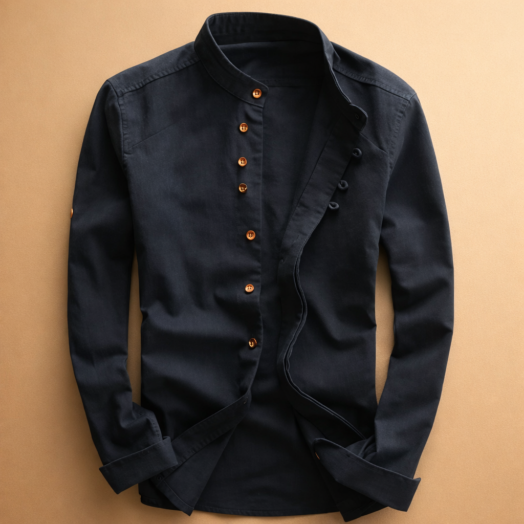 Ariel | Elegancka męska koszulka polo z guzikami 3