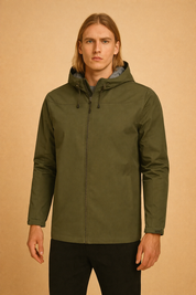 Artur | Men's modern polo shirt with a zipper and hood 2