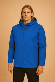 Artur | Men's modern polo shirt with a zipper and hood 3