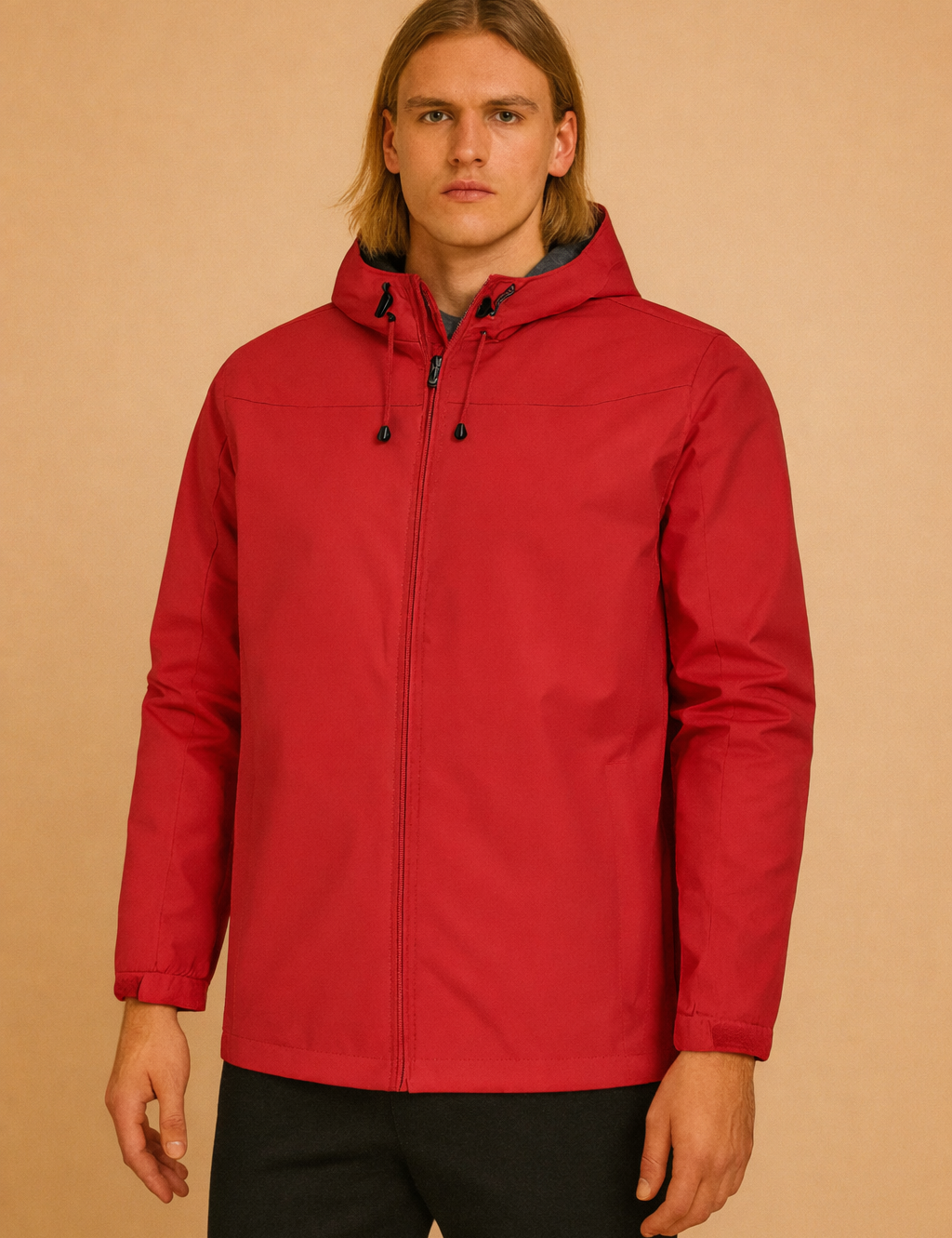 Artur | Men's modern polo shirt with a zipper and hood 4