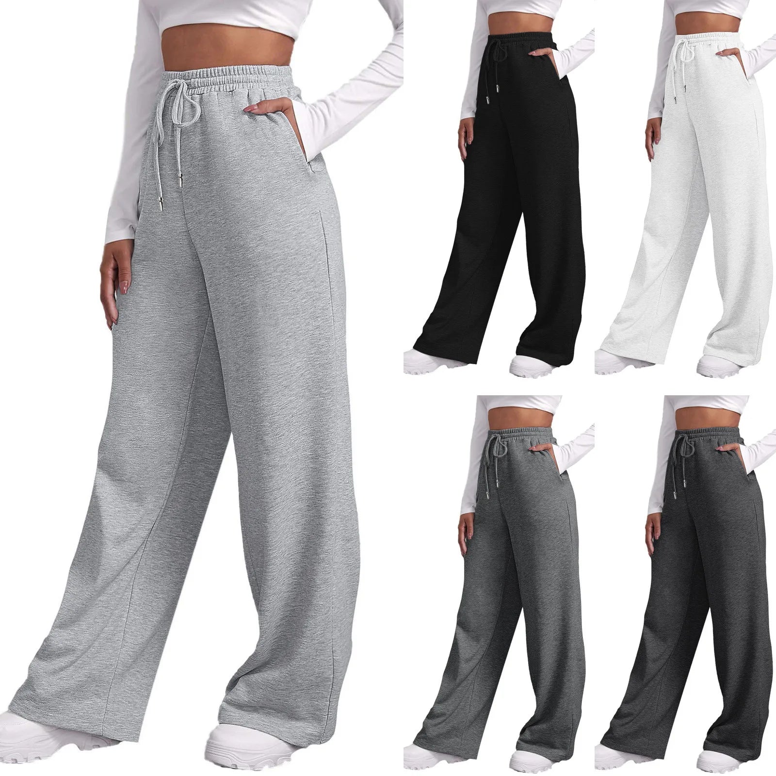 BECKY | Wide Leg Jogging Pants 2