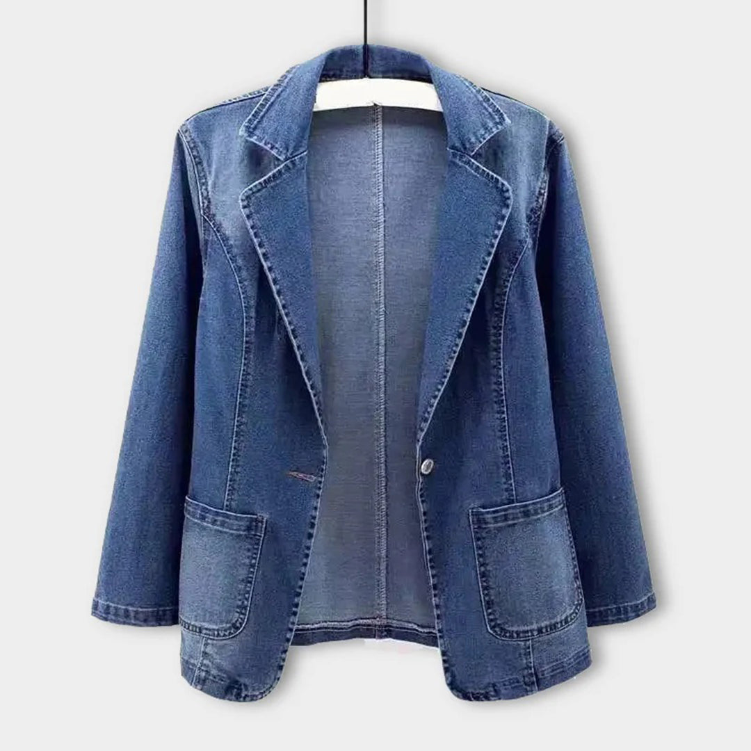 BLAKELY | Stylish Women's Denim Blazer 0