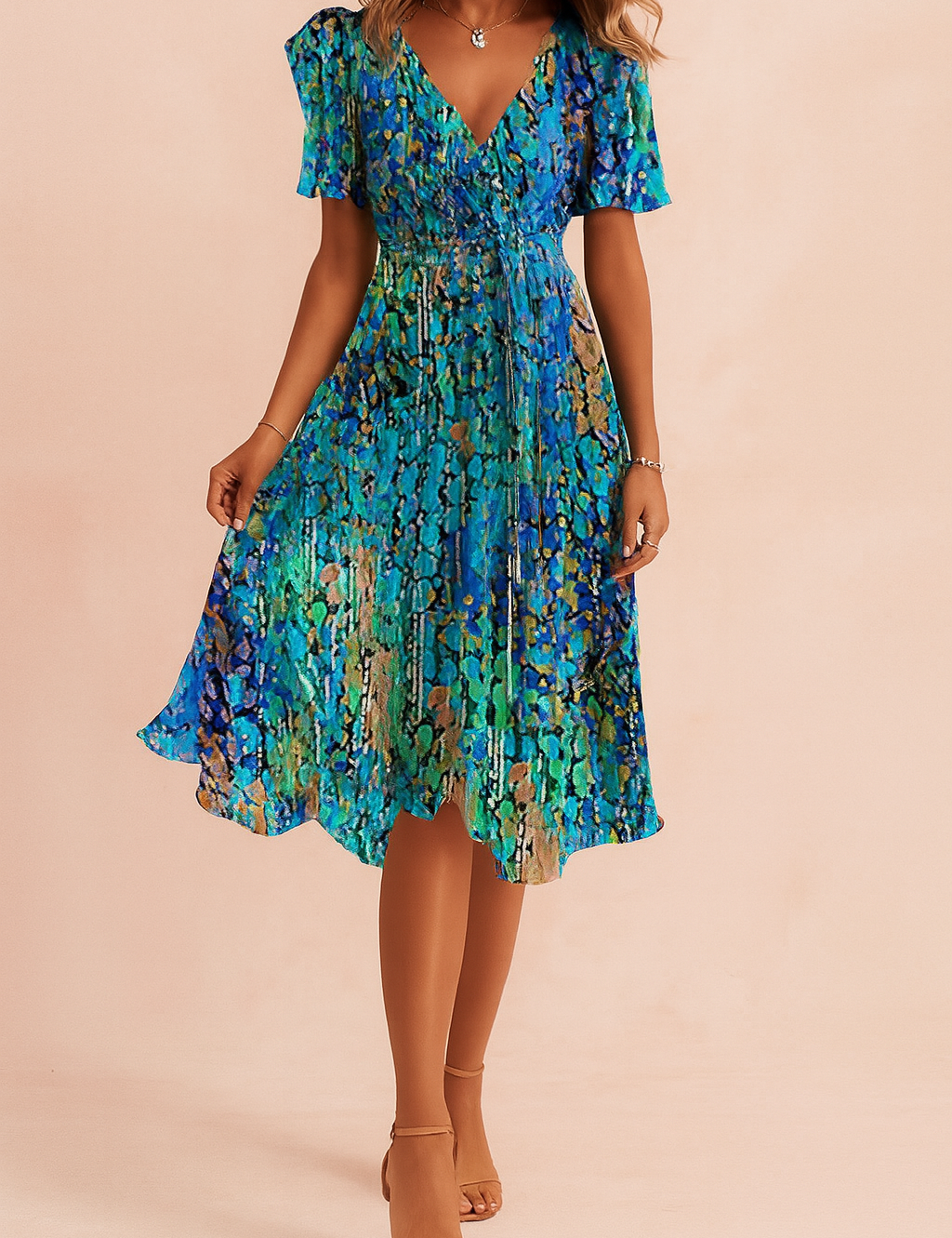 BONDI | Blue Midi Dress 0