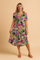 Barbara | Asymmetrical Floral Print Dress 1