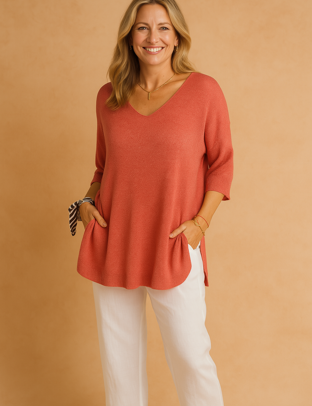 Barbara | Casual Elegance with a V-Neck 1
