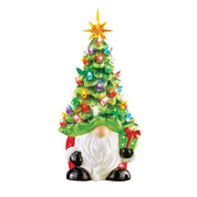Battery Operated Light Emitting Resin Dwarf Lantern Ceramic Table Decorations 0