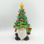 Battery Operated Light Emitting Resin Dwarf Lantern Ceramic Table Decorations 2