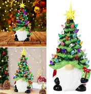 Battery Operated Light Emitting Resin Dwarf Lantern Ceramic Table Decorations 3