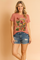 Berry | T-shirt with a Plant Motif 4