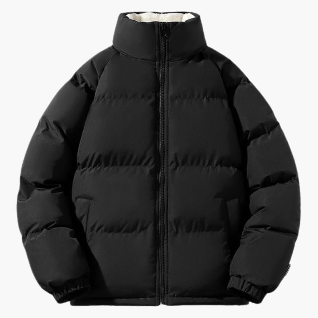 Black Puffer Jacket Women - Warm Winter Coats for Women with Fleece Lining and Hood 3