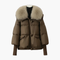 Black Puffer Jacket Women with Faux Fur Collar - Stylish Women's Winter Coats for Cold Weather 0