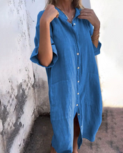 Boho Shirt Dress for Women - Effortless Summer Style 2