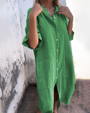 Boho Shirt Dress for Women - Effortless Summer Style 3