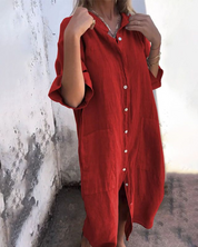 Boho Shirt Dress for Women - Effortless Summer Style 5