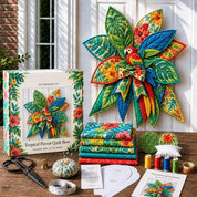 Bow Sewing Kit Türkranz-Nähset | Herbstmotiv | Komplett & Für Anfänger Geeignet | FoxStitch 12
