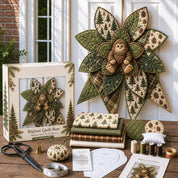 Bow Sewing Kit Türkranz-Nähset | Herbstmotiv | Komplett & Für Anfänger Geeignet | FoxStitch 13
