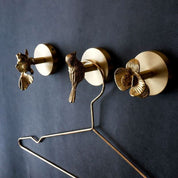 Brass Animal Wall Hook Rack with Gold Finish – Decorative Coat Hooks for Elegant Home Decor 1