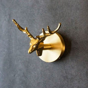 Brass Animal Wall Hook Rack with Gold Finish – Decorative Coat Hooks for Elegant Home Decor 7