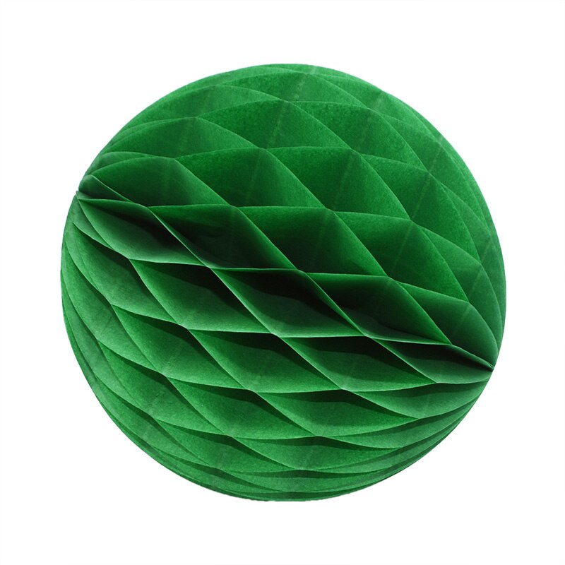 Brightly colored decorative paper balls in various sizes 10