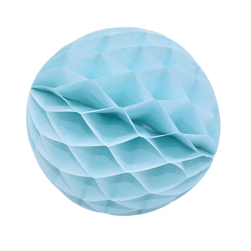 Brightly colored decorative paper balls in various sizes 15