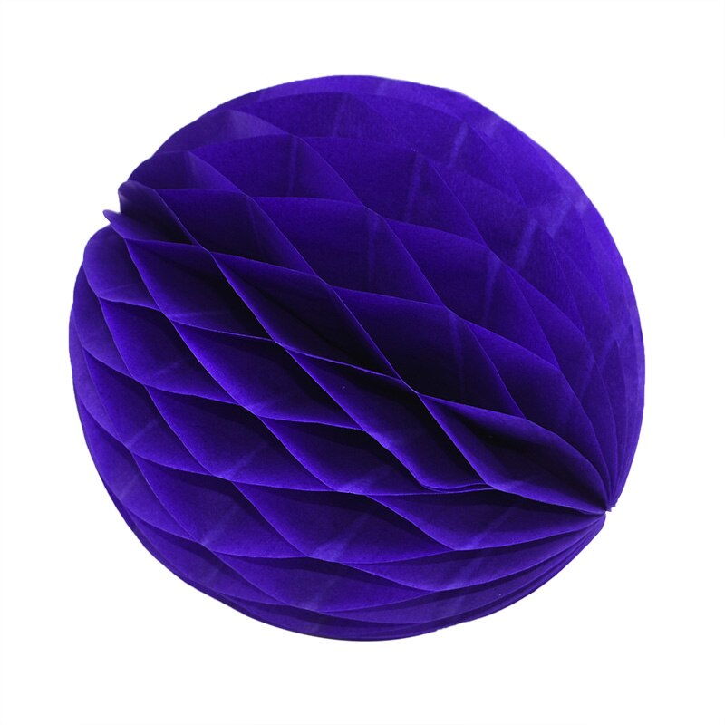 Brightly colored decorative paper balls in various sizes 17