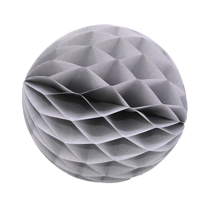 Brightly colored decorative paper balls in various sizes 18