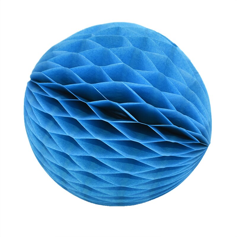 Brightly colored decorative paper balls in various sizes 19