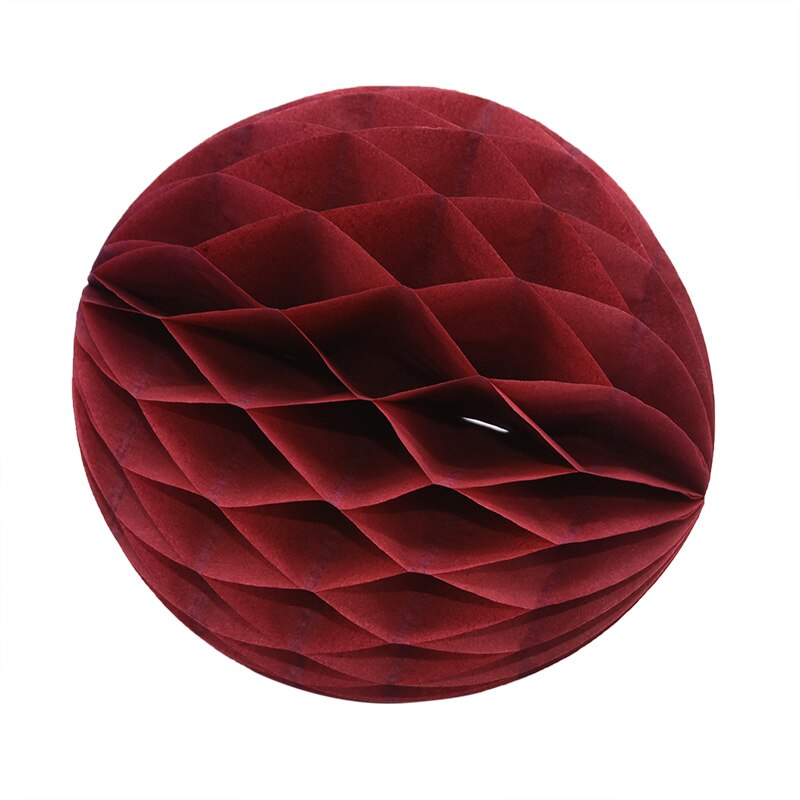 Brightly colored decorative paper balls in various sizes 23