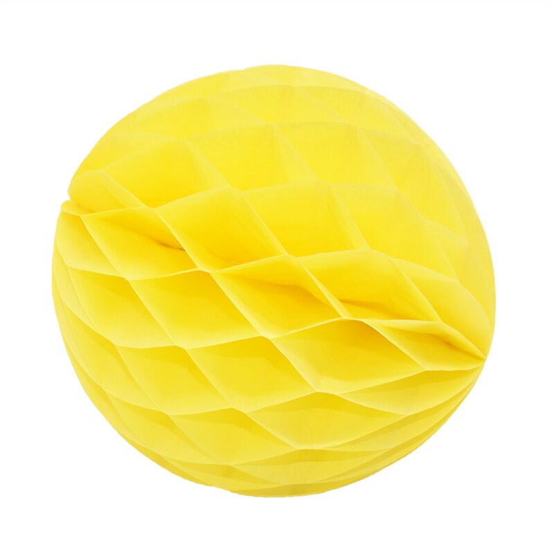 Brightly colored decorative paper balls in various sizes 25