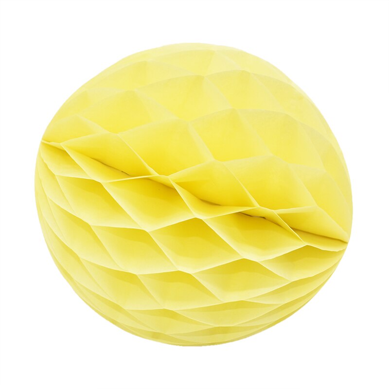 Brightly colored decorative paper balls in various sizes 29