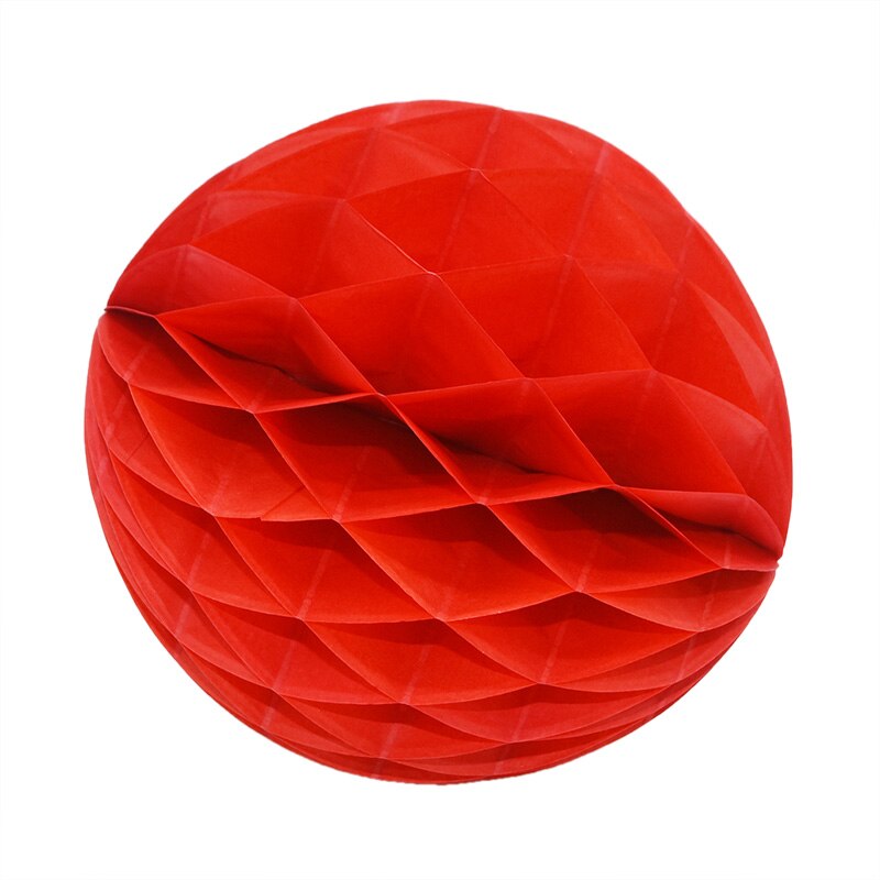 Brightly colored decorative paper balls in various sizes 6