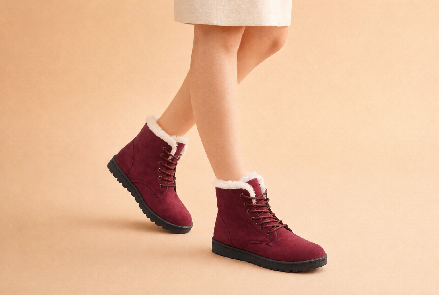 Burgundywinterbootsonminimalbackdrop.png
